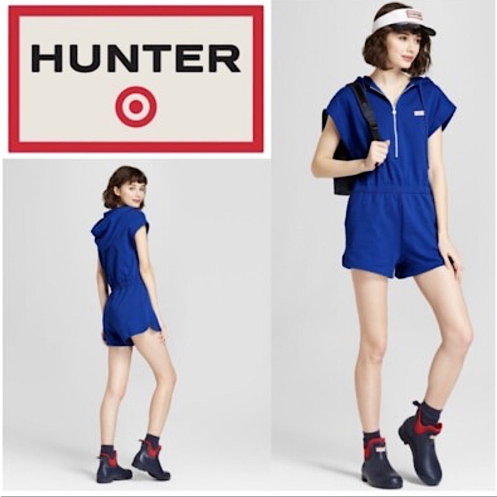 Hunter Royal Blue Zip-Up Hoodie